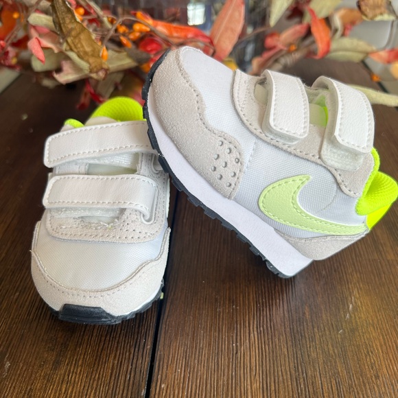 Nike Other - Nike MD Valiant TD “White Barely Volt” Infant Sneaker